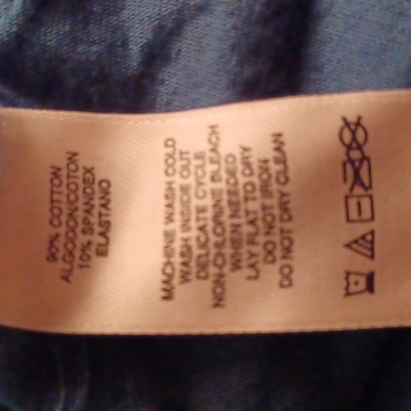 DKNY Jeans Y2K Jewel Logo Scoop Neck Fitted Tee- Sz. XS - Picture 3 of 9